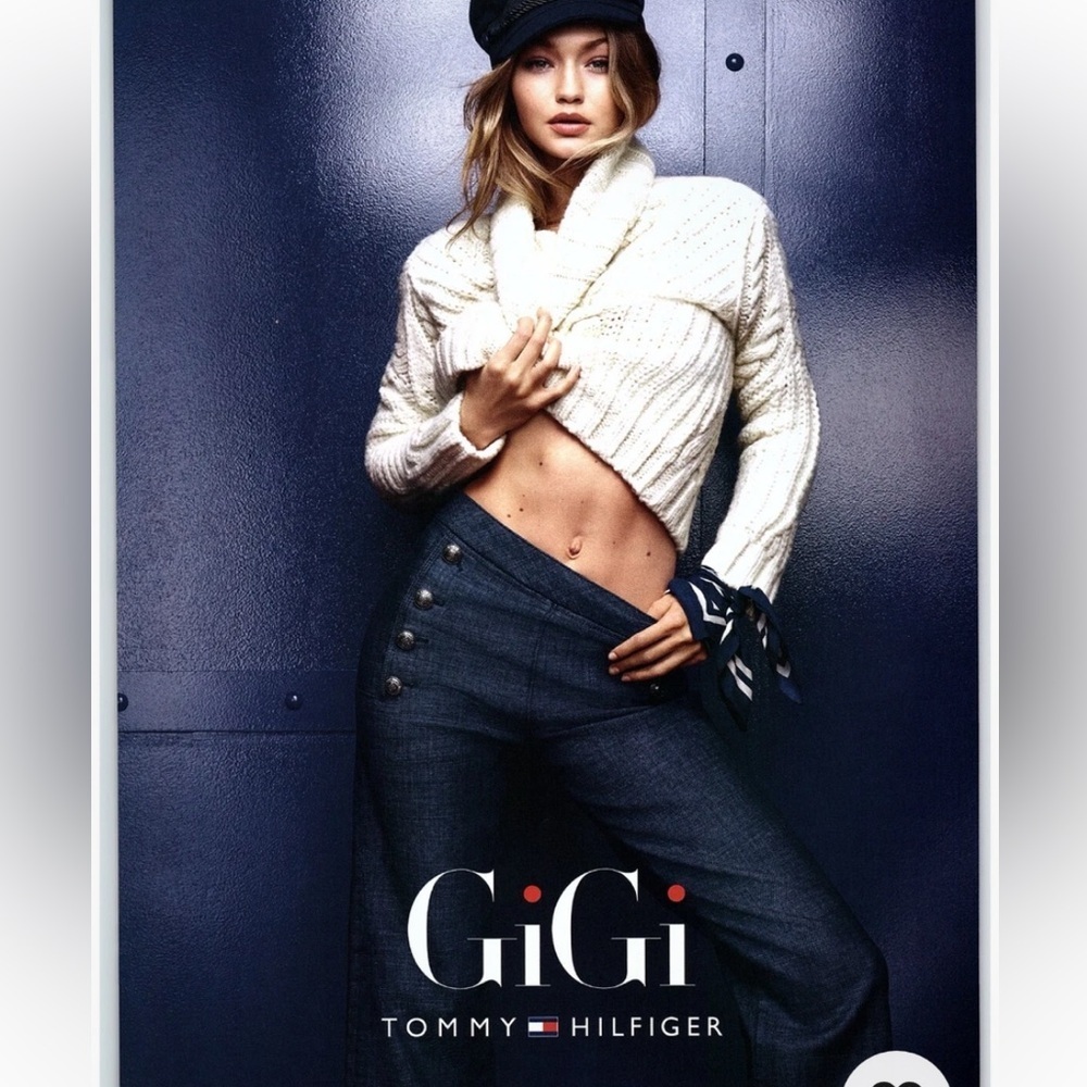 Gigi Hadid x Tommy Hilfiger Denim Sailor High Waisted Trouser Jeans.‎ 25